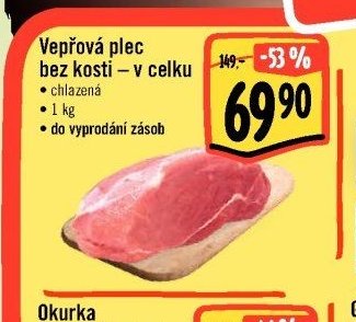 Vepřová plec bez kosti