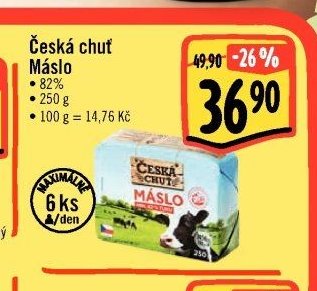 Česká chuť Máslo