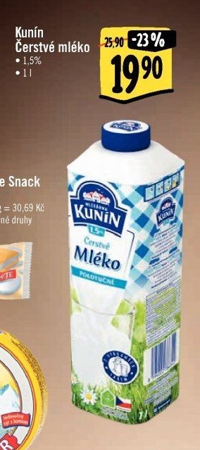 Kunín Čerstvé mléko