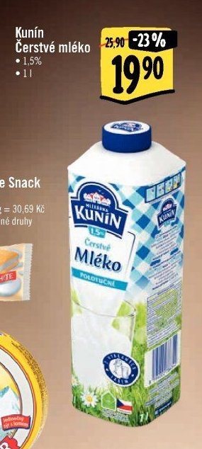 Kunín Čerstvé mléko