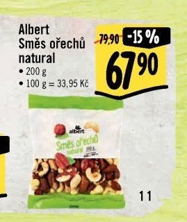 Albert Směs ořechů natural