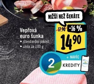 Vepřová euro šunka