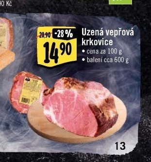 Uzená vepřová krkovice