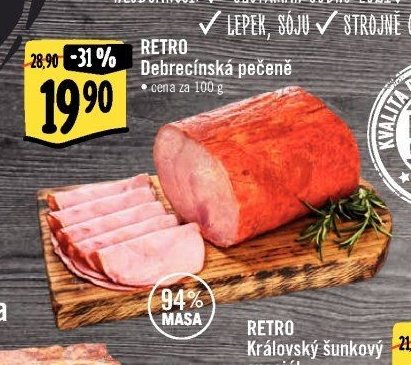 RETRO Debrecínská pečeně