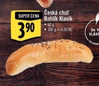 Česká chuť Rohlík Klasik