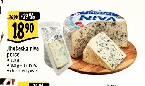 Jihočeská niva porce