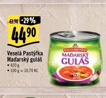 Veselá Pastýřka Maďarský guláš