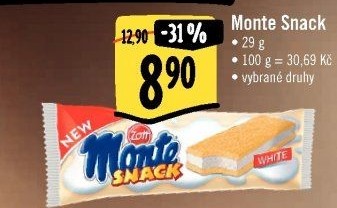 Dezert mléčný Monte Snack Zott