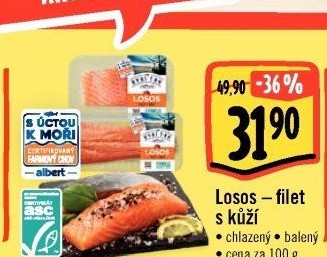 Losos filety Albert
