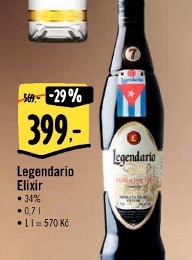 Rum Legendario Elixir de Cuba 7YO