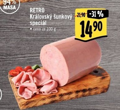 Salám šunkový královský speciál Retro Česká chuť
