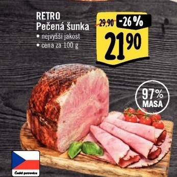 Šunka pečená nejvyšší jakosti Albert Retro