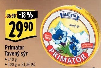 Sýr tavený Primátor Madeta