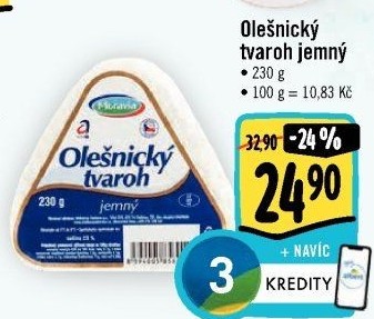 Tvaroh jemný Olešnický Moravia