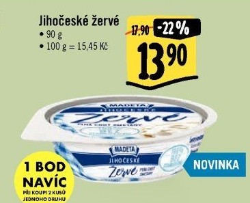 Žervé Jihočeské Madeta