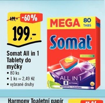 Somat All in 1 Tablety do myčky