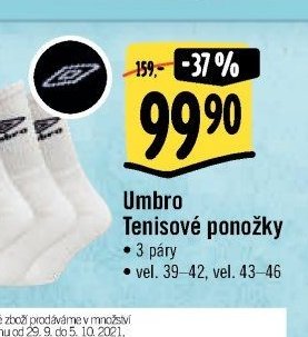 Umbro Tenisové ponožky