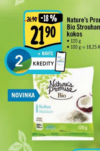 Nature's Promise Bio Strouhaný kokos