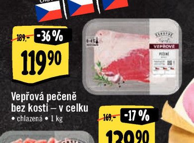 Vepřová pečeně bez kosti – v celku
