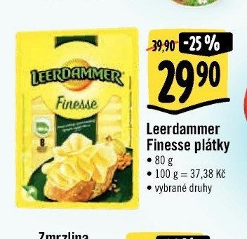 Leerdammer Finesse plátky