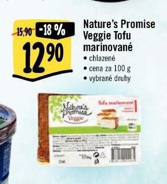 Nature's Promise Veggie Tofu marinované