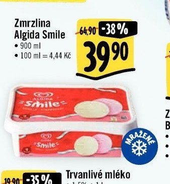 Zmrzlina Algida Smile