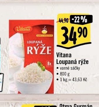 Vitana Loupaná rýže