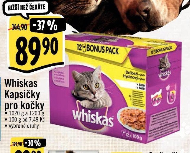 Whiskas Kapsičky pro kočky