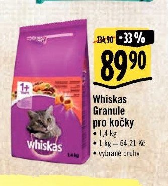 Whiskas Granule pro kočky