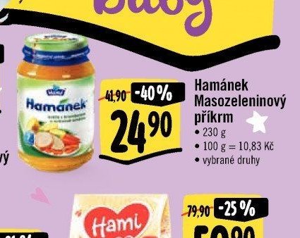 Hamánek Masozeleninový příkrm