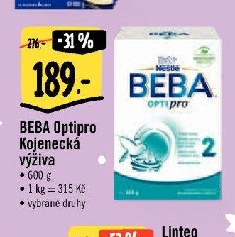 BEBA Optipro Kojenecká výživa