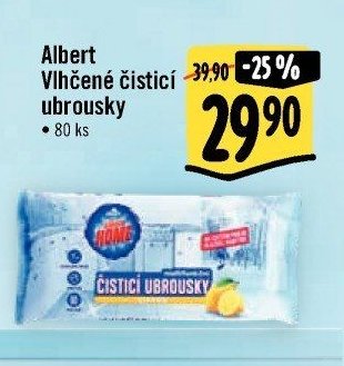 Albert Vlhčené čistící ubrousky