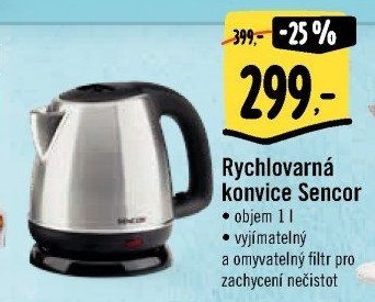 Rychlovarná konvice Sencor