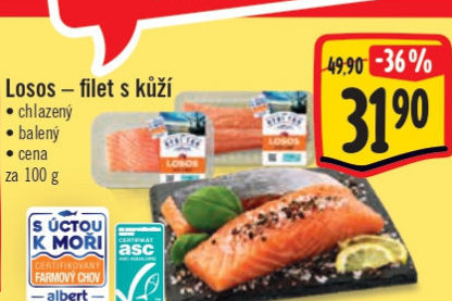 Losos filety Albert