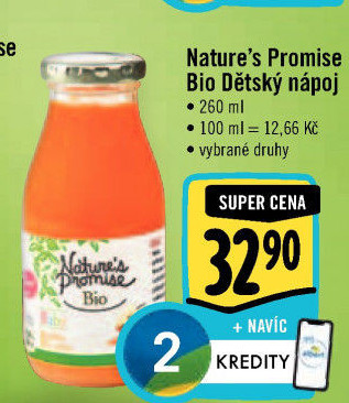 Nápoj dětský bio Nature'