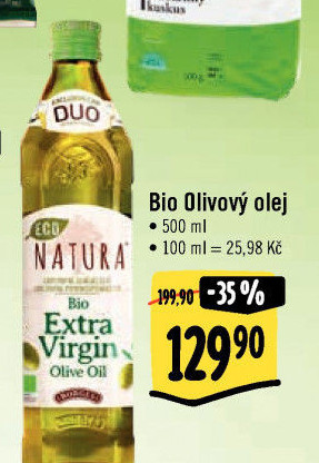 Olivový olej extra panenský bio natura Borges