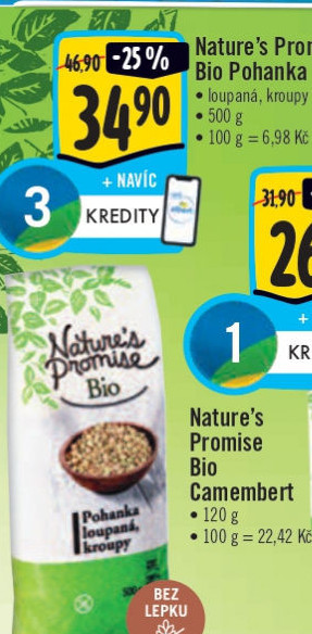 Pohanka loupaná bio Nature'