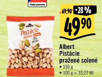 Pražené pistácie Albert