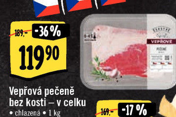 Vepřová pečeně bez kosti Albert