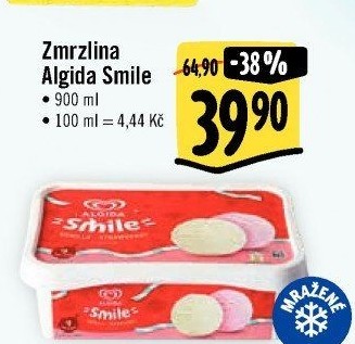 Zmrzlina ve vaničce Smile Algida