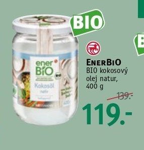 enerBIO BIO kokosový olej