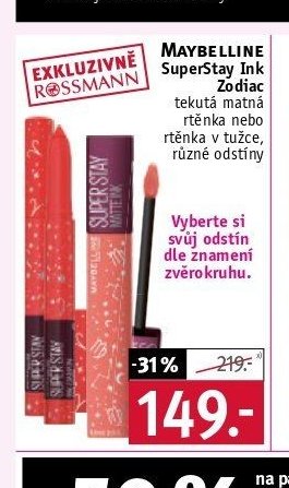 Maybelline SuperStay Ink Zodiac