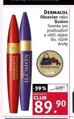 Dermacol Obsesion nebo Ilusion řasenka