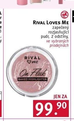 Rival Loves Me On Fleck Baked Highlighter