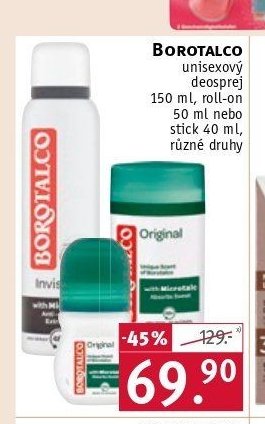 Borotalco unisexový deosprej