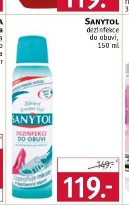 Sanytol dezinfekce do obuvi