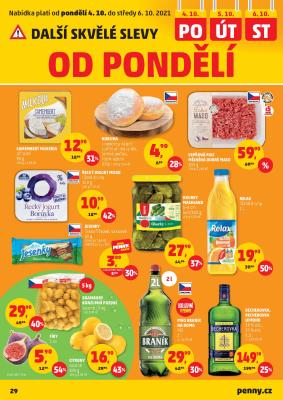 akční leták Penny Market 30.9.2021-6.10.2021