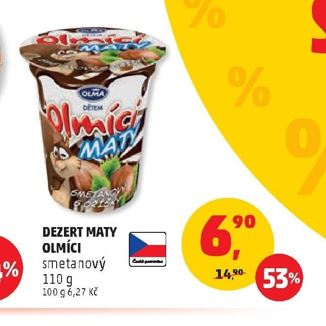 DEZERT MATY OLMÍCI smetanový