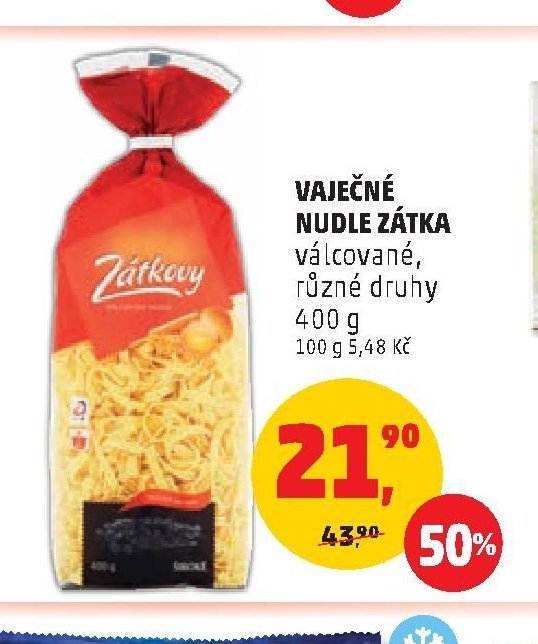 VAJEČNÉ NUDLE ZÁTKA