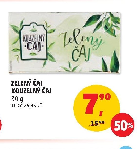 ZELENÝ ČAJ KOUZELNÝ ČAJ